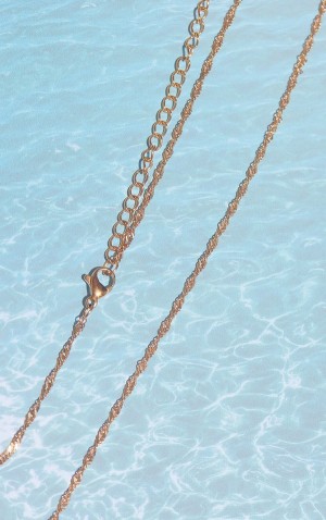 Bijuterii Pretty Little Thing Apa Resistant Twisted Belly Chain Aurii | SZIM65473