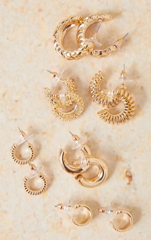 Bijuterii Pretty Little Thing Assorted 6 Pack Hoop Aurii | LYHR15462