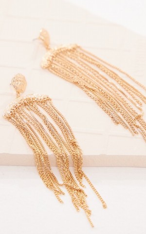 Bijuterii Pretty Little Thing Extreme Tassel Statement Aurii | WPLY30648