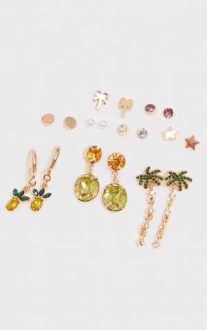 Bijuterii Pretty Little Thing Multi ColoJewelled Fruit Multi-Pack Colorati | DLKQ35879