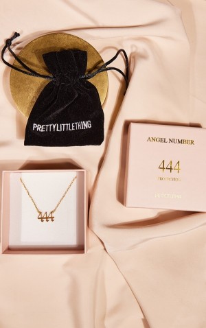 Bijuterii Pretty Little Thing Real Plated 444 Angel Number Aurii | DGEU76492