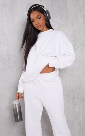 Hanorace Pretty Little Thing Oversized Split Hem Albi | NGLE03827