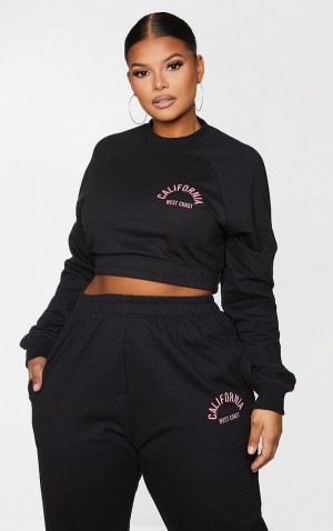 Hanorace Pretty Little Thing Plus California Cropped Negrii | SGPV83519