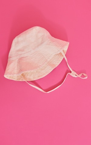 Palarie Pretty Little Thing Linen Tie Bucket Bej | HNEB56139