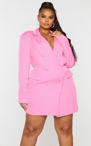 Rochie Pretty Little Thing Plus Hot Double Breasted Structured Roz | HBWO17086