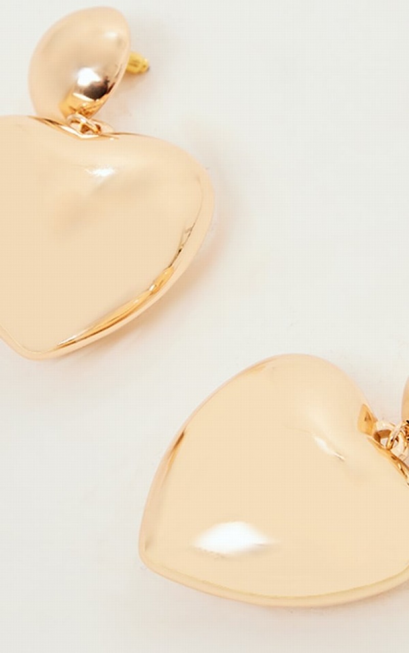 Bijuterii Pretty Little Thing 3D Heart Statement Aurii | GWAE93501