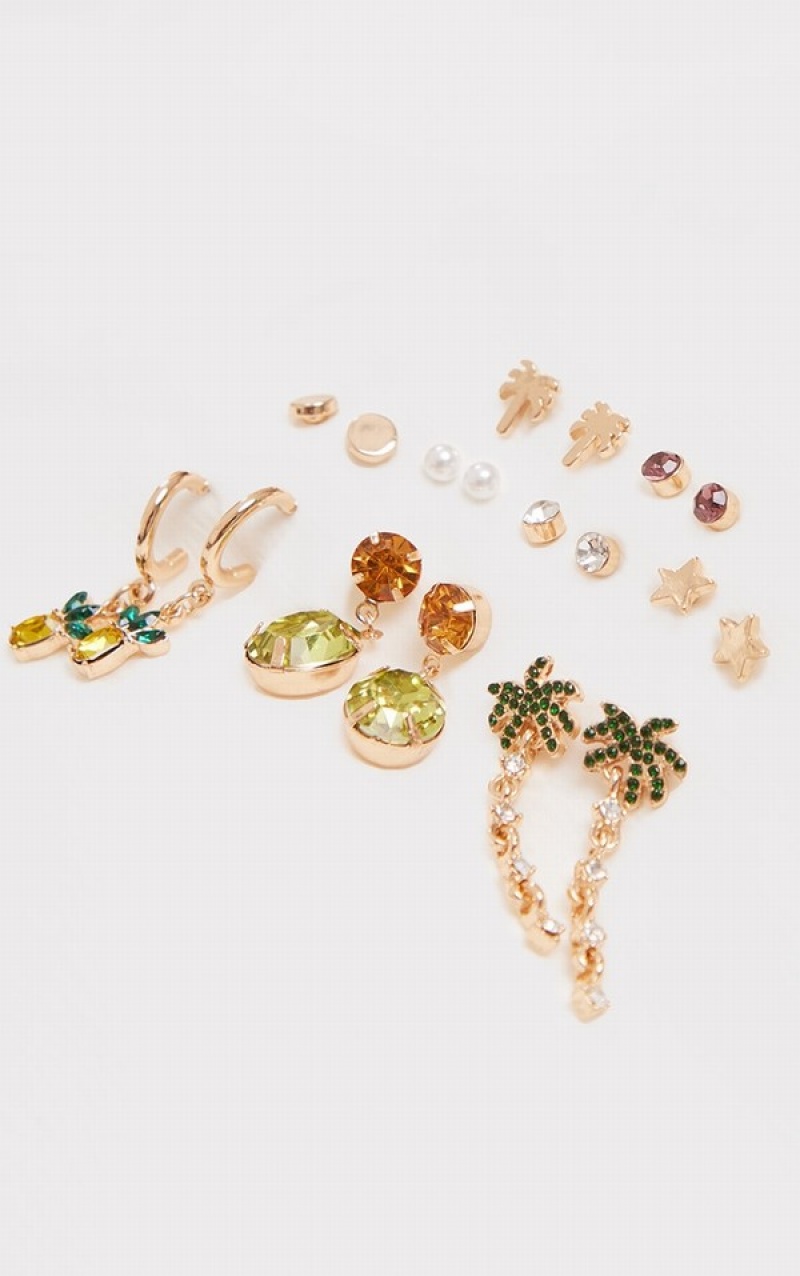 Bijuterii Pretty Little Thing Multi ColoJewelled Fruit Multi-Pack Colorati | DLKQ35879