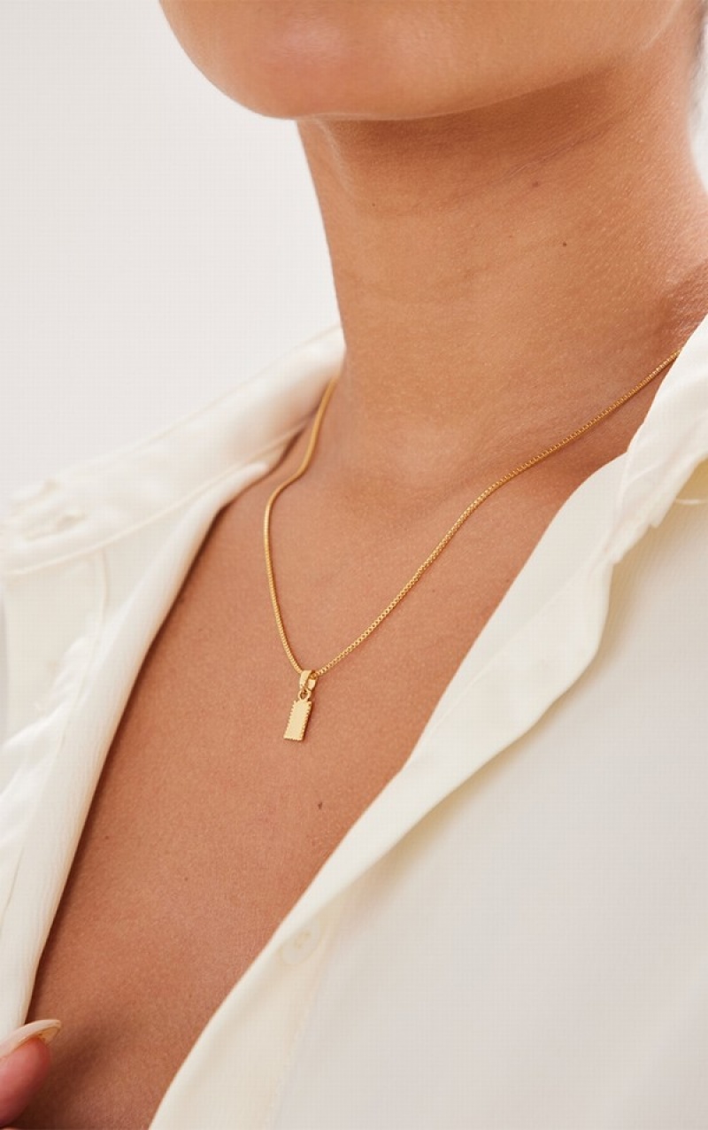 Bijuterii Pretty Little Thing Real Plated Simple Pendant Aurii | QYCP60721