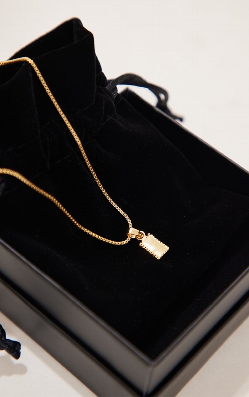 Bijuterii Pretty Little Thing Real Plated Simple Pendant Aurii | QYCP60721