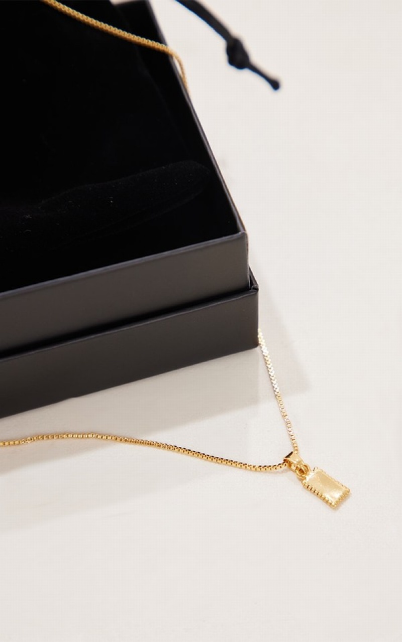 Bijuterii Pretty Little Thing Real Plated Simple Pendant Aurii | QYCP60721
