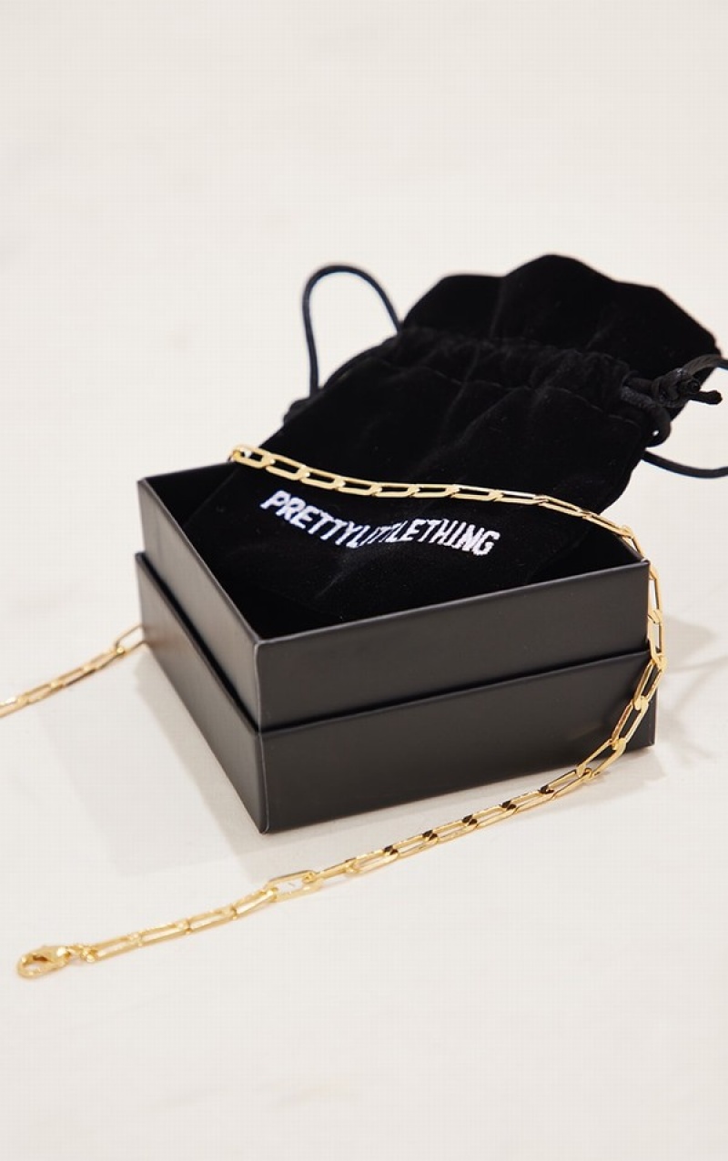 Bijuterii Pretty Little Thing Real Plated Long Link Aurii | NXJR52319