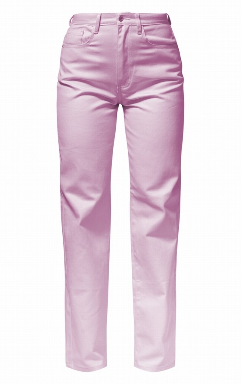 Blugi Pretty Little Thing Lilaced Largi Leg Violet | PDFR23576