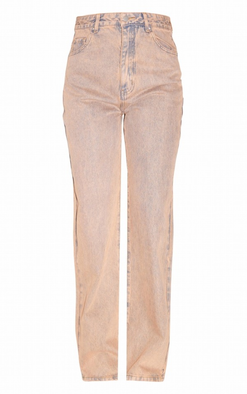 Blugi Pretty Little Thing Washed Slouchy Boyfriend Maro | XCES90483