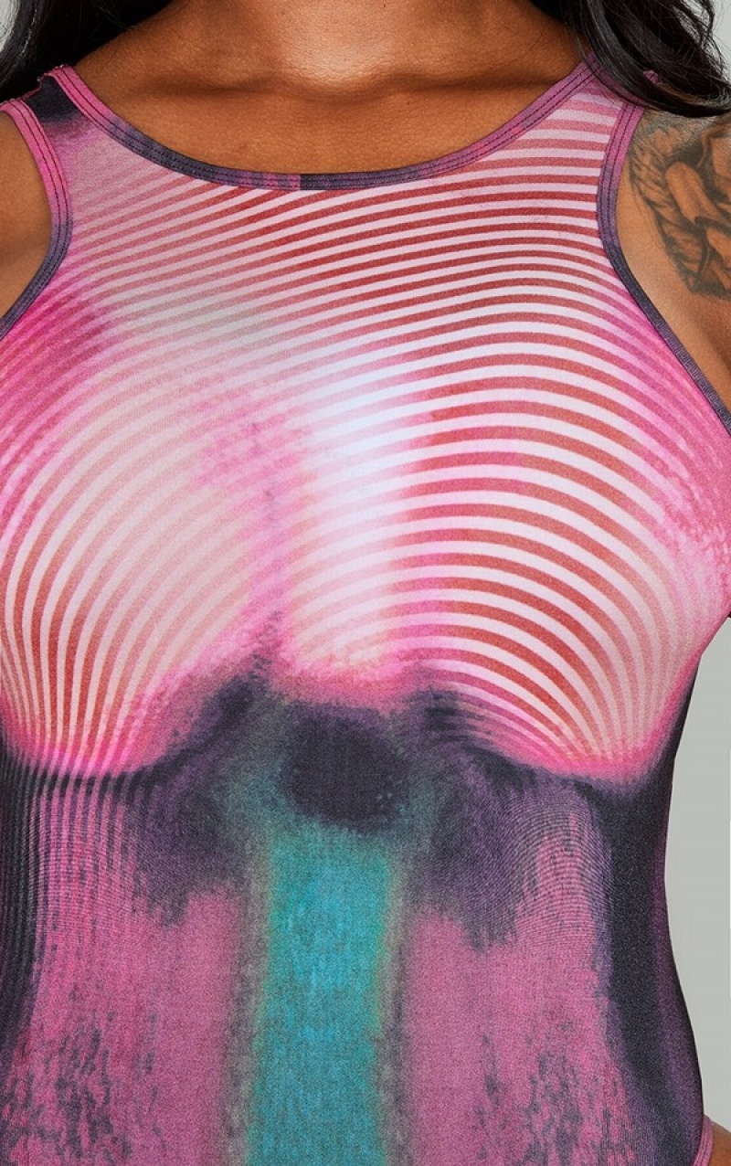 Body-uri Pretty Little Thing Shape Body Print Roz | VRPT65712