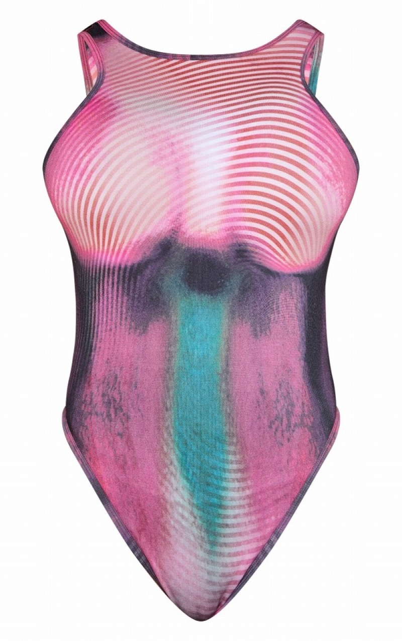 Body-uri Pretty Little Thing Shape Body Print Roz | VRPT65712