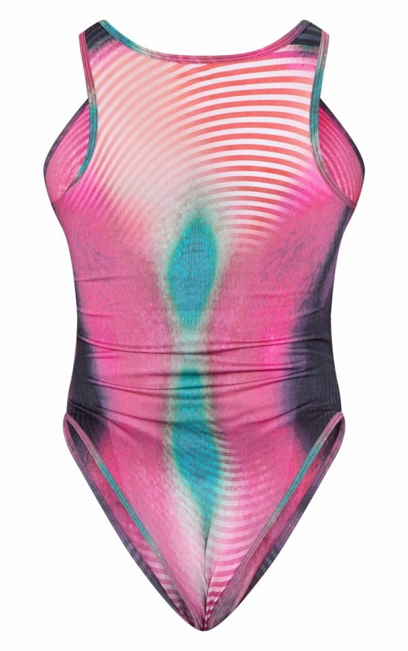 Body-uri Pretty Little Thing Shape Body Print Roz | VRPT65712