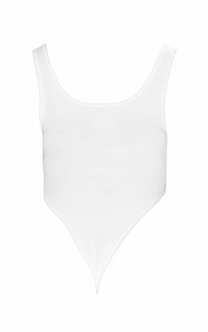 Body-uri Pretty Little Thing Shape StructuSnatched Rib High Rise Albi | ZTIA58710