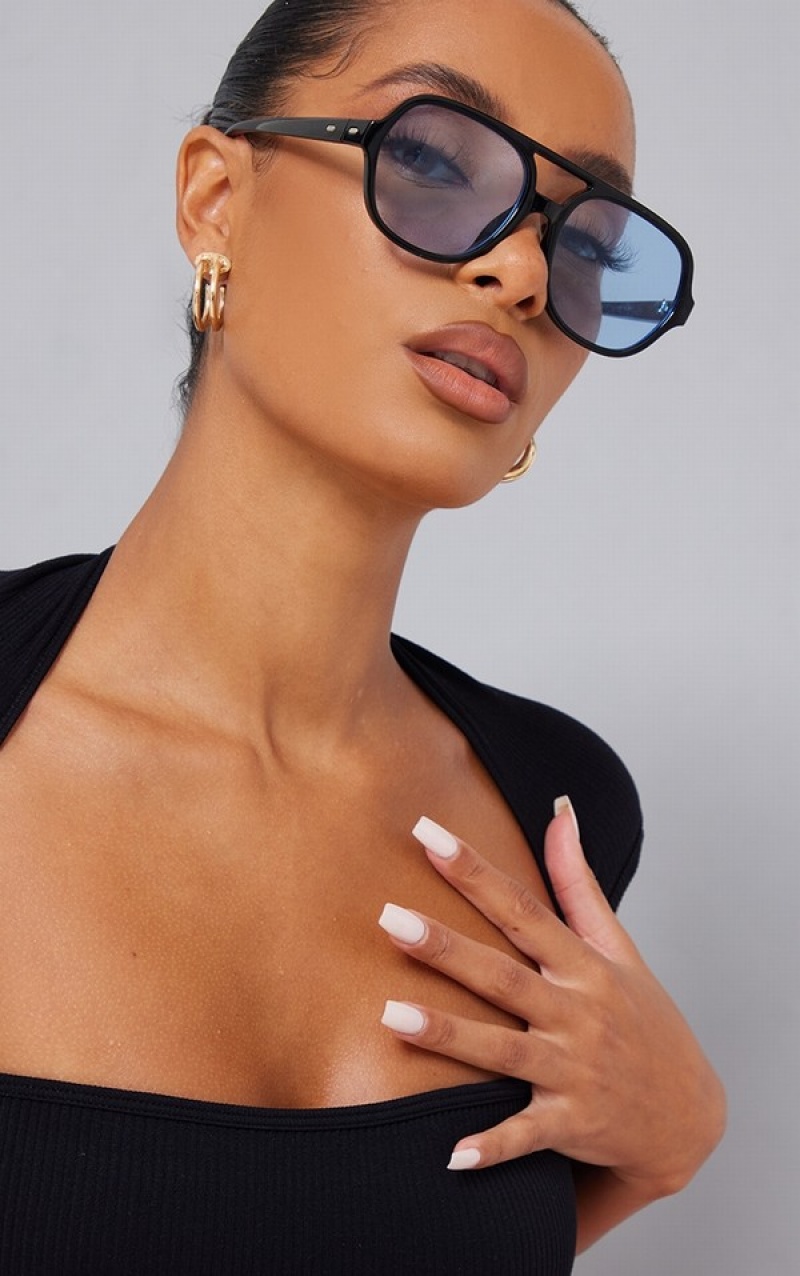 Body-uri Pretty Little Thing Snatched Rib Cut Out Sleeve Negrii | TCBG50873