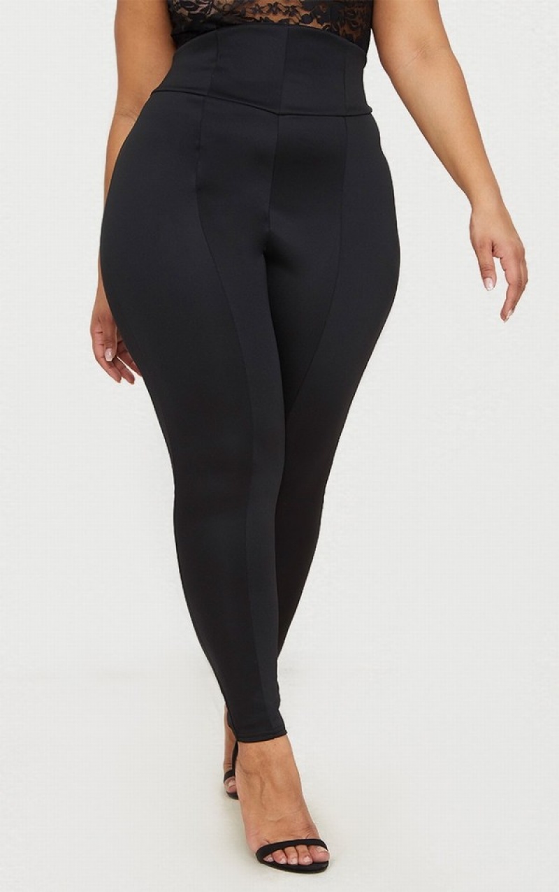 Colanti Pretty Little Thing Plus Extreme High Talie Negrii | XDLI43508
