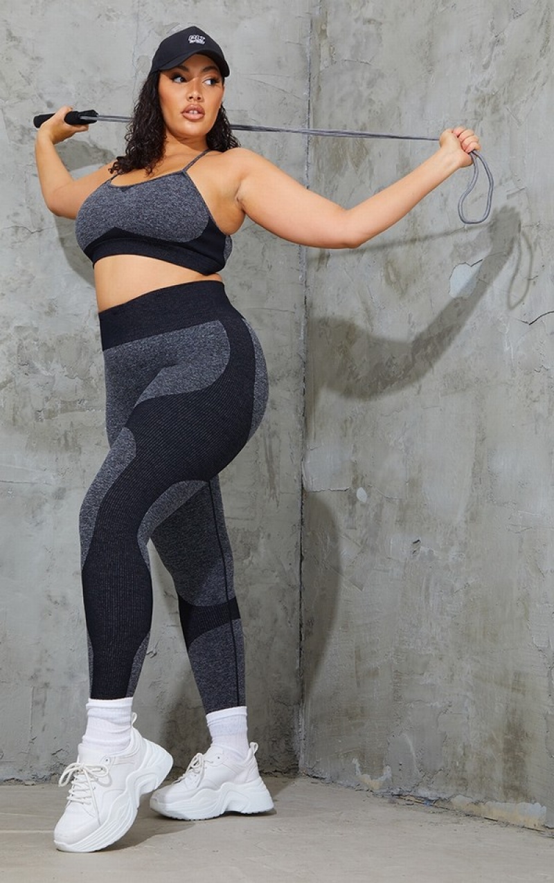 Colanti Pretty Little Thing Plus Seamless 2 Tone Contour Negrii | VUGC70439