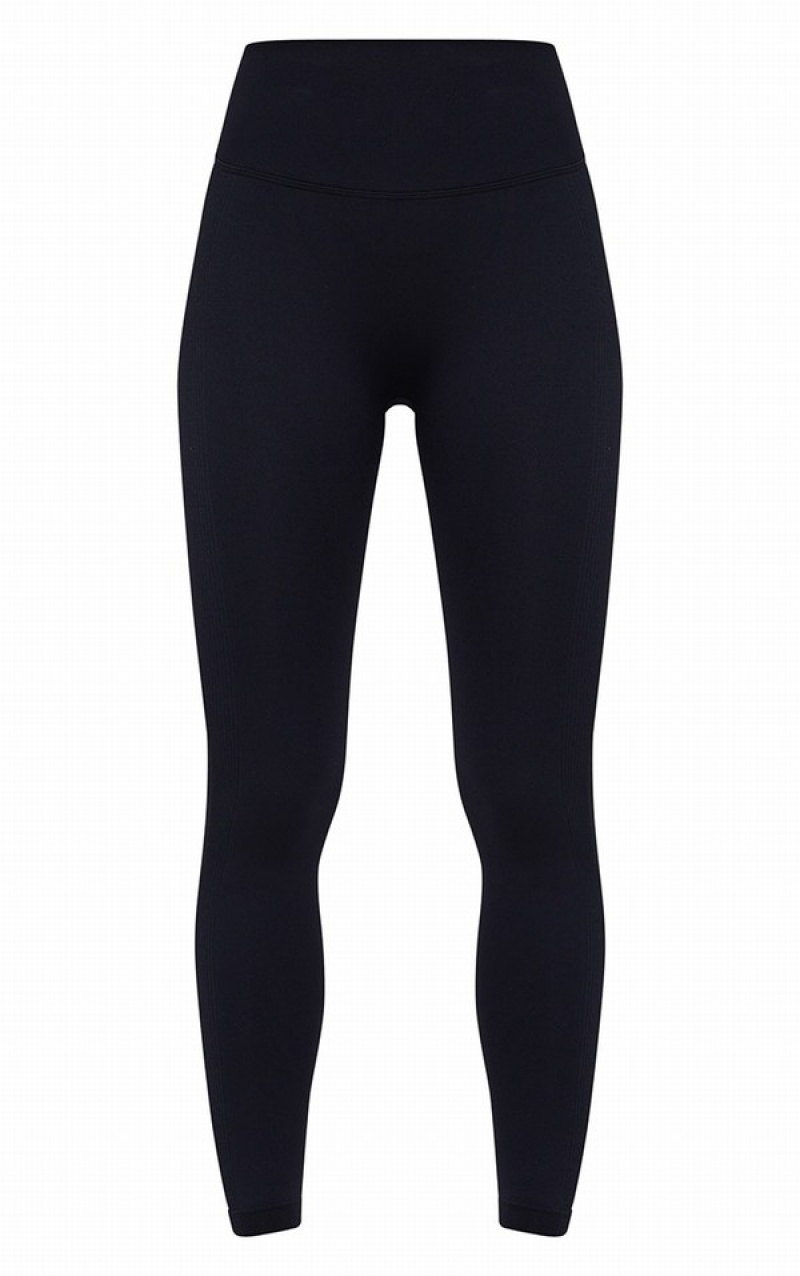 Colanti Pretty Little Thing Ruched Bum Seamless Negrii | HYWV24359
