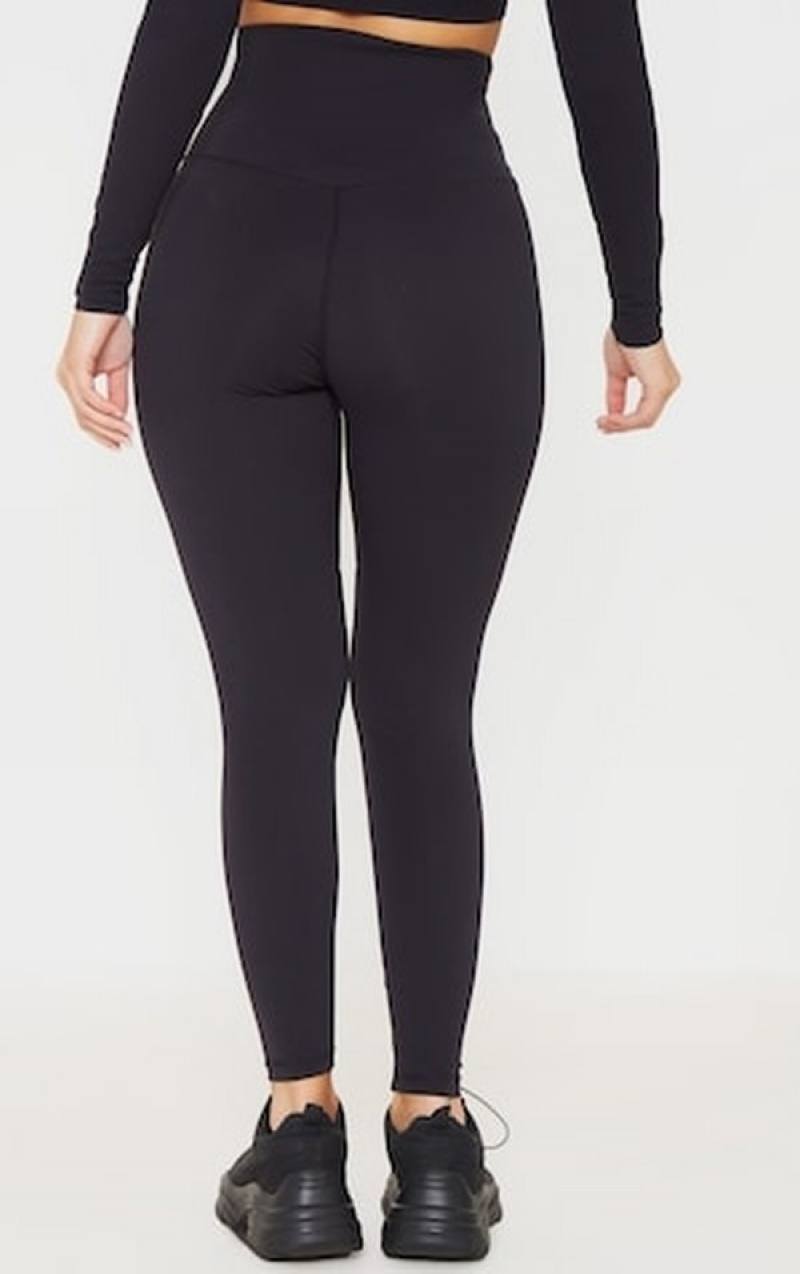 Colanti Pretty Little Thing Sculpt Super High Talie Gym Negrii | STBW45012