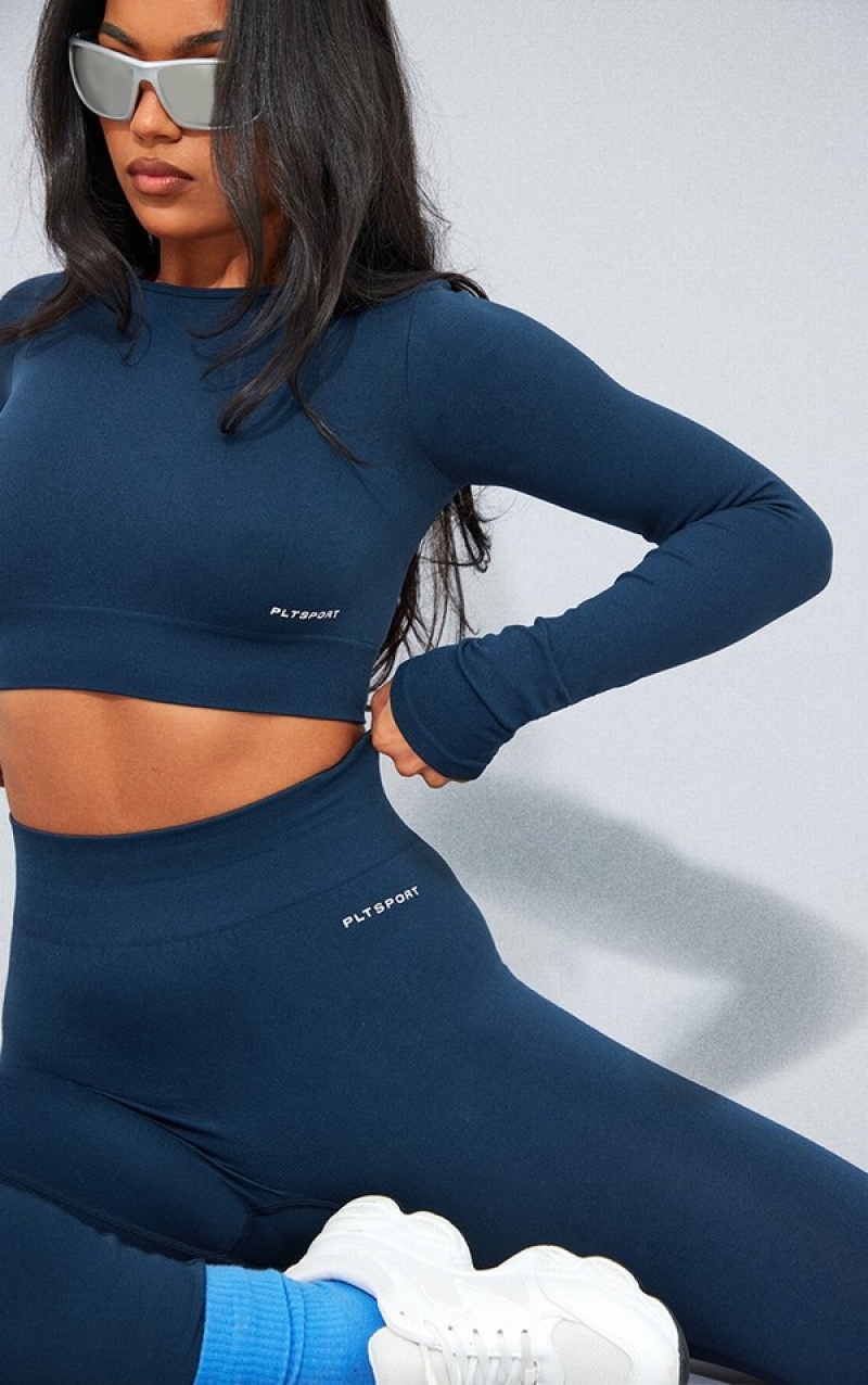 Colanti Pretty Little Thing Sport Basic Seamless Bleumarin | GBJA34759