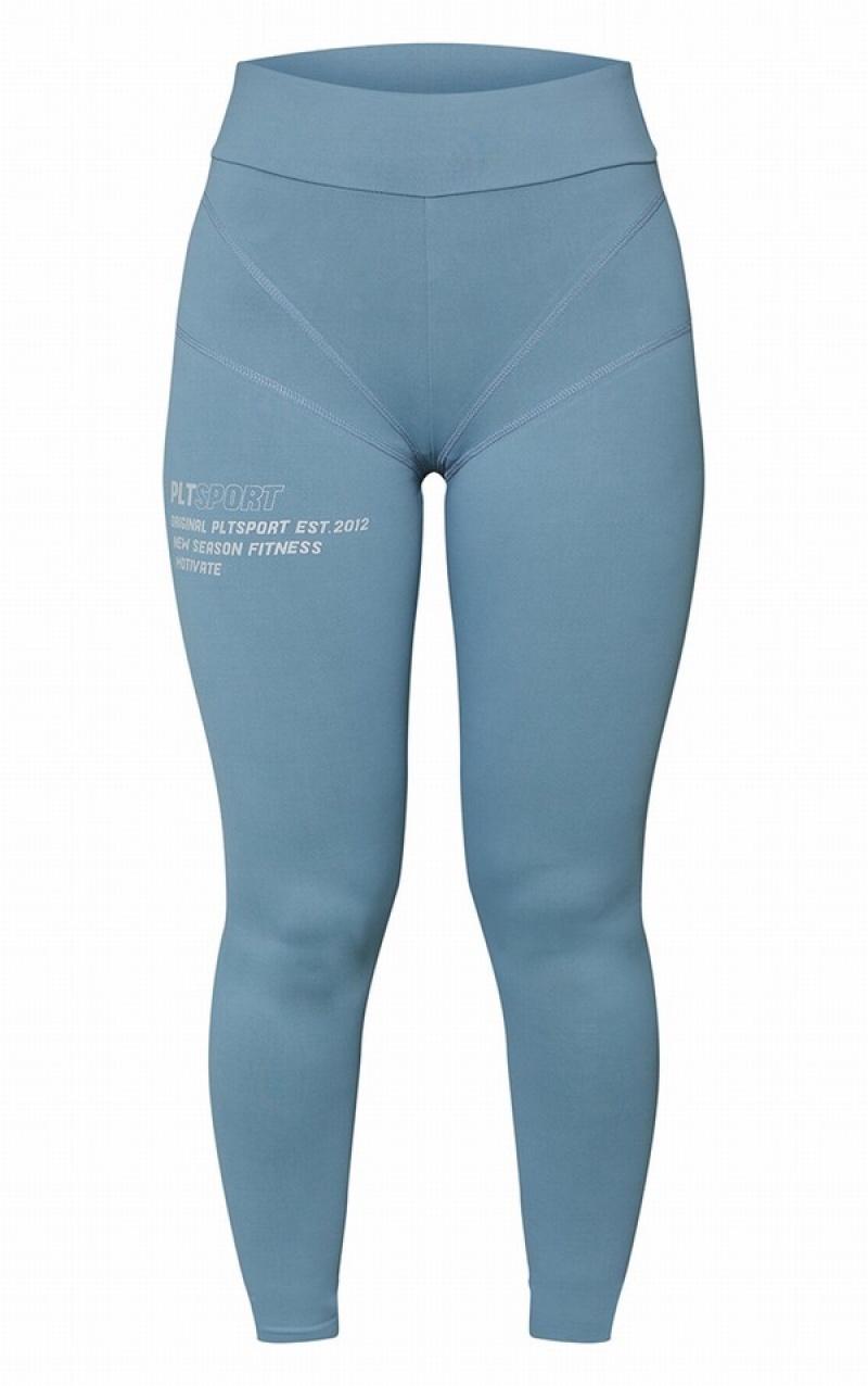 Colanti Pretty Little Thing Steel Stitch Detail Gym Gri | XNKF07652