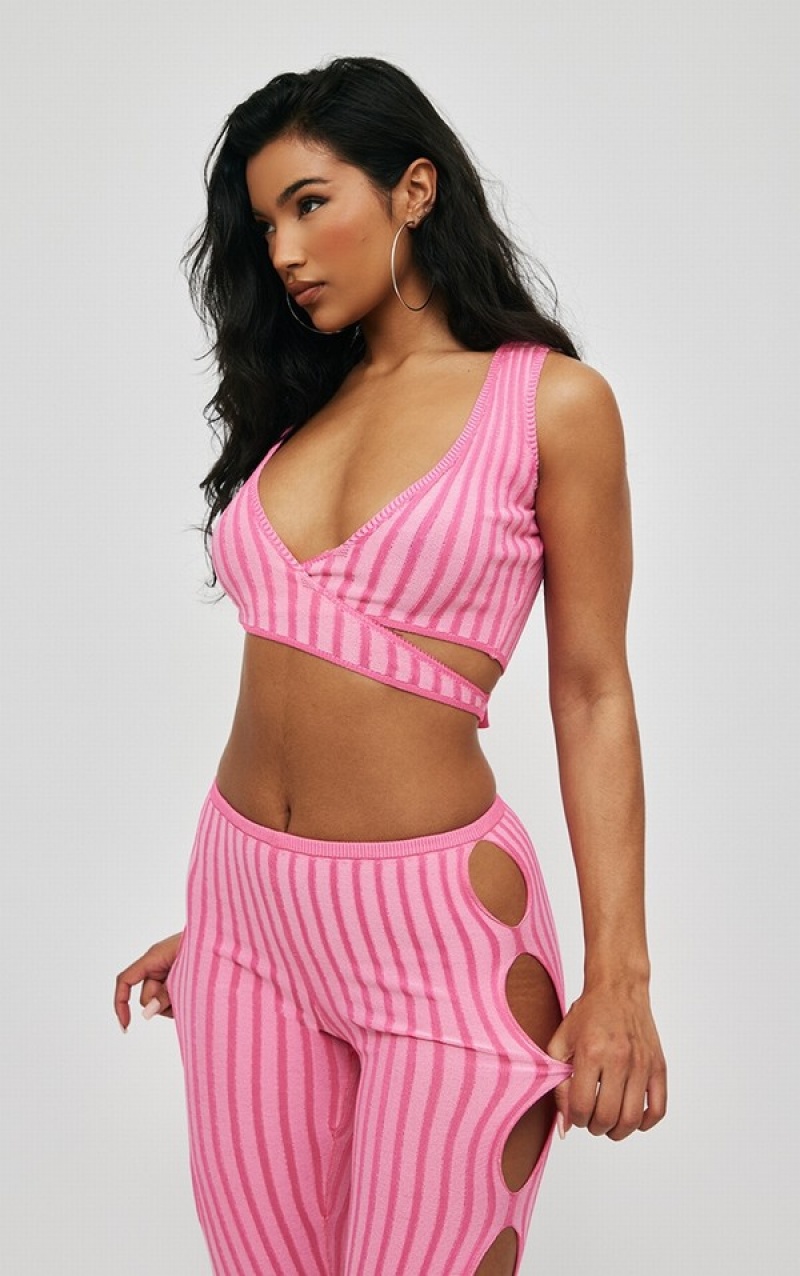 Colanti Pretty Little Thing Two Tone Knit Cut Out Side Roz | WVZR80724