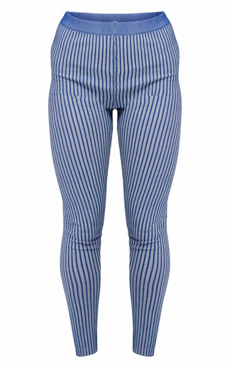 Colanti Pretty Little Thing Two Tone Knit High Talie Bleumarin | RXBM19564