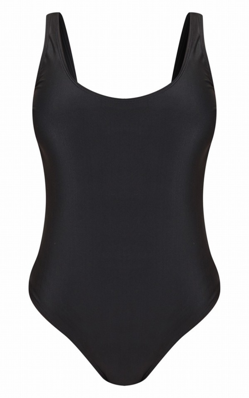 Costume De Baie Pretty Little Thing Basic Scoop Negrii | UOLI19237
