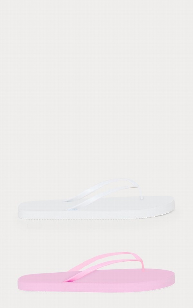 Flip Flops Pretty Little Thing Flip Flop 2 Pack Albi | YLSF58607