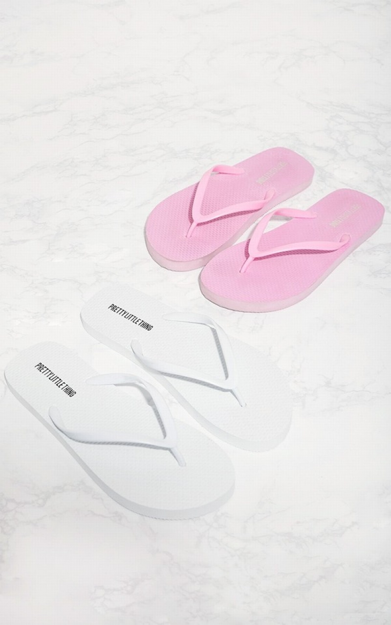 Flip Flops Pretty Little Thing Flip Flop 2 Pack Albi | YLSF58607