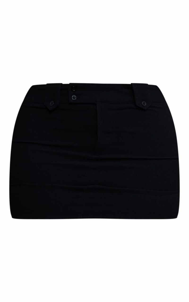 Fuste Pretty Little Thing Shape Woven Micro Negrii | DEAW70342