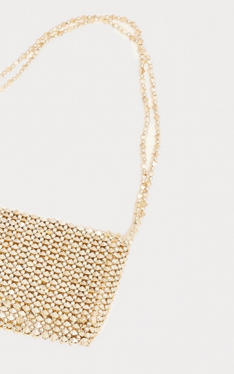 Geanta De Umar Pretty Little Thing Beaded Aurii | ZKAO50482