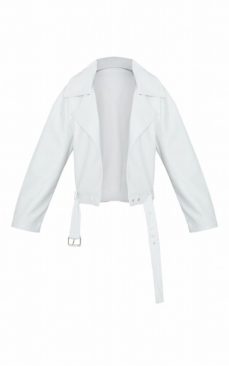 Geci Pretty Little Thing Faux Piele Relaxed Fit ed Biciclist Albi | DWHJ50486