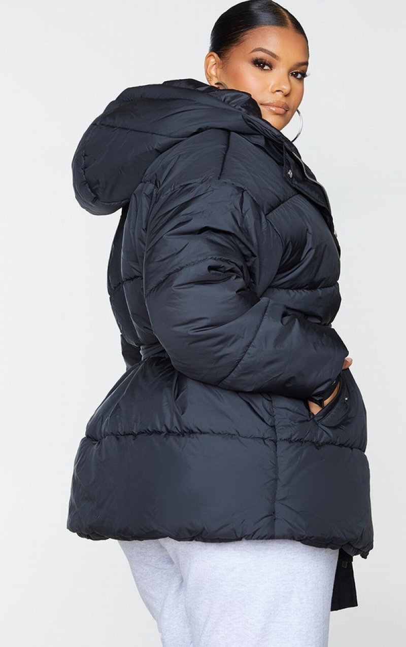 Geci Pretty Little Thing Plus ed Puffer Negrii | TLHM27053