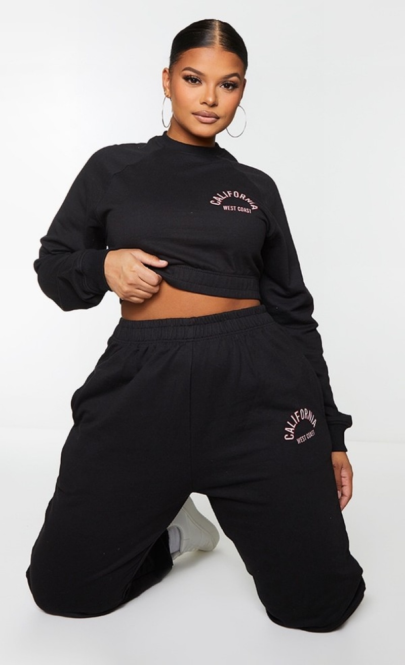 Hanorace Pretty Little Thing Plus California Cropped Negrii | SGPV83519