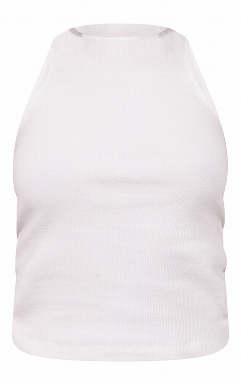Maiouri Pretty Little Thing Basic Rib Racer Albi | ETCA78049