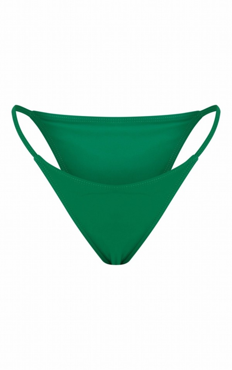 Pantaloni De Bikini Pretty Little Thing Greenzilian Tanga Verzi | LNBP40789