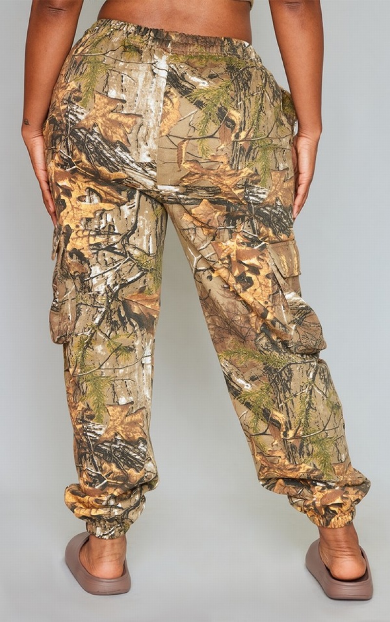 Pantaloni De Trening Pretty Little Thing Shape Forest Oversized Verzi | JGVP09218