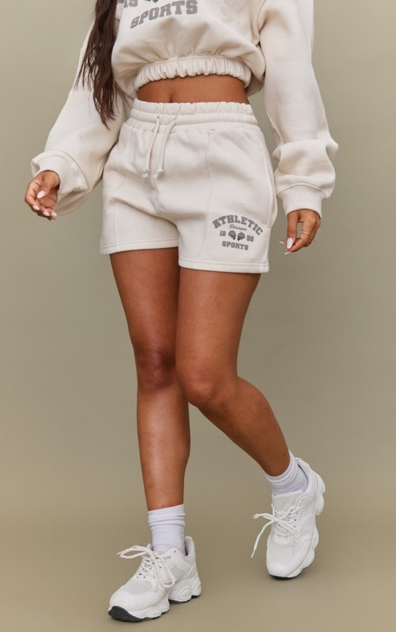 Pantaloni Scurti Pretty Little Thing Petite Atletism Sports Albi | JXYS72069