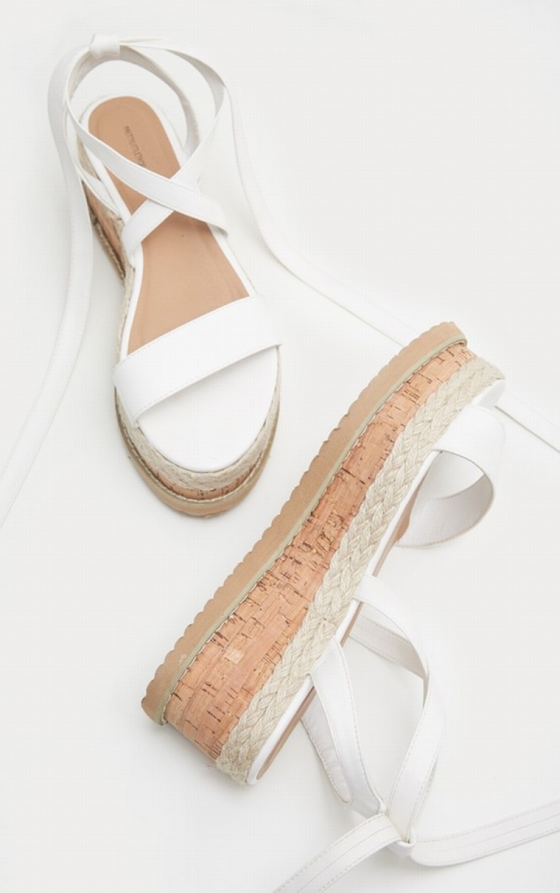 Sandale Pretty Little Thing Niella Espadrilleform Albi | KPLH90154
