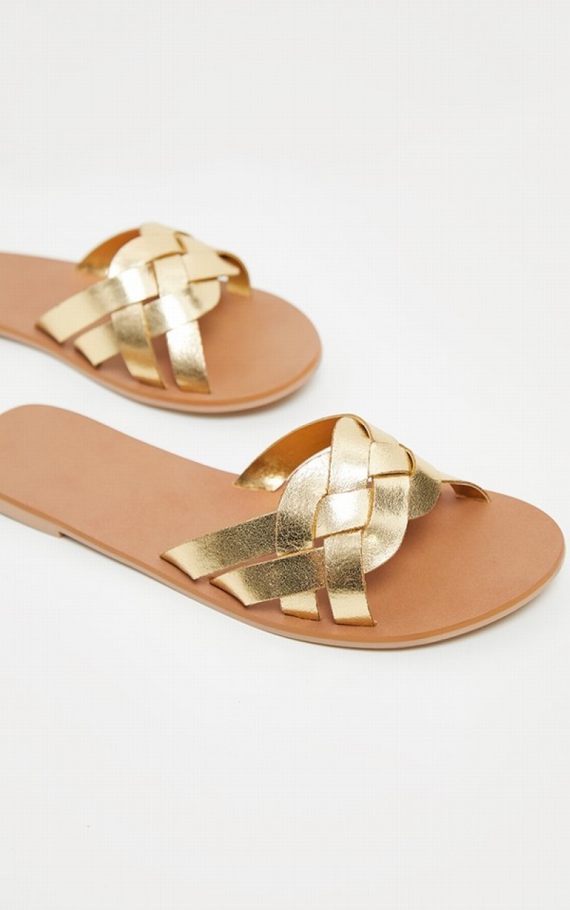 Sandale Pretty Little Thing Platted Aurii | PNGH74152
