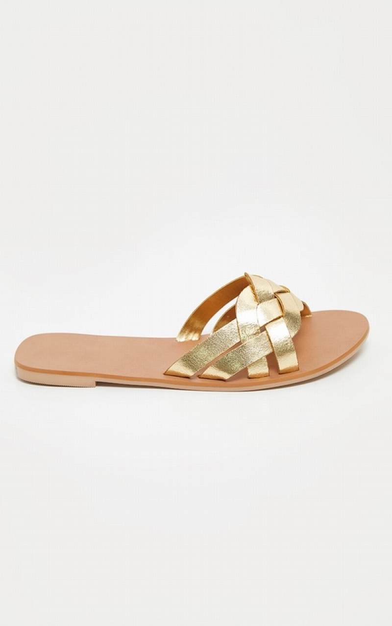 Sandale Pretty Little Thing Platted Aurii | PNGH74152