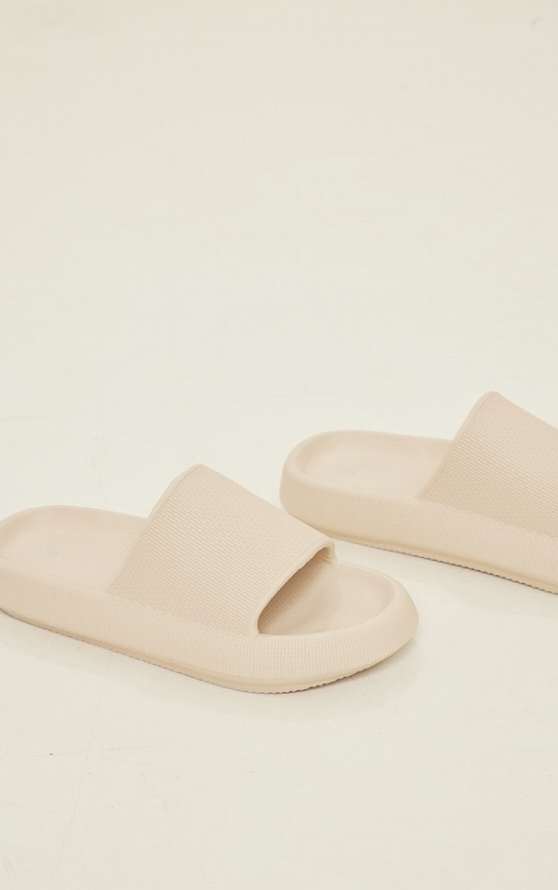 Slapi Pretty Little Thing Beigeform Sole Rubber Bej | TPXF20748
