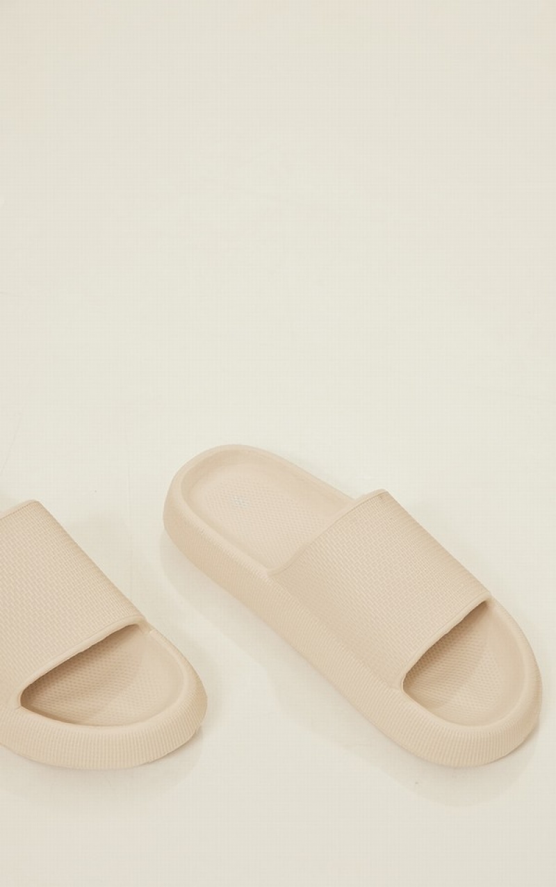 Slapi Pretty Little Thing Beigeform Sole Rubber Bej | TPXF20748
