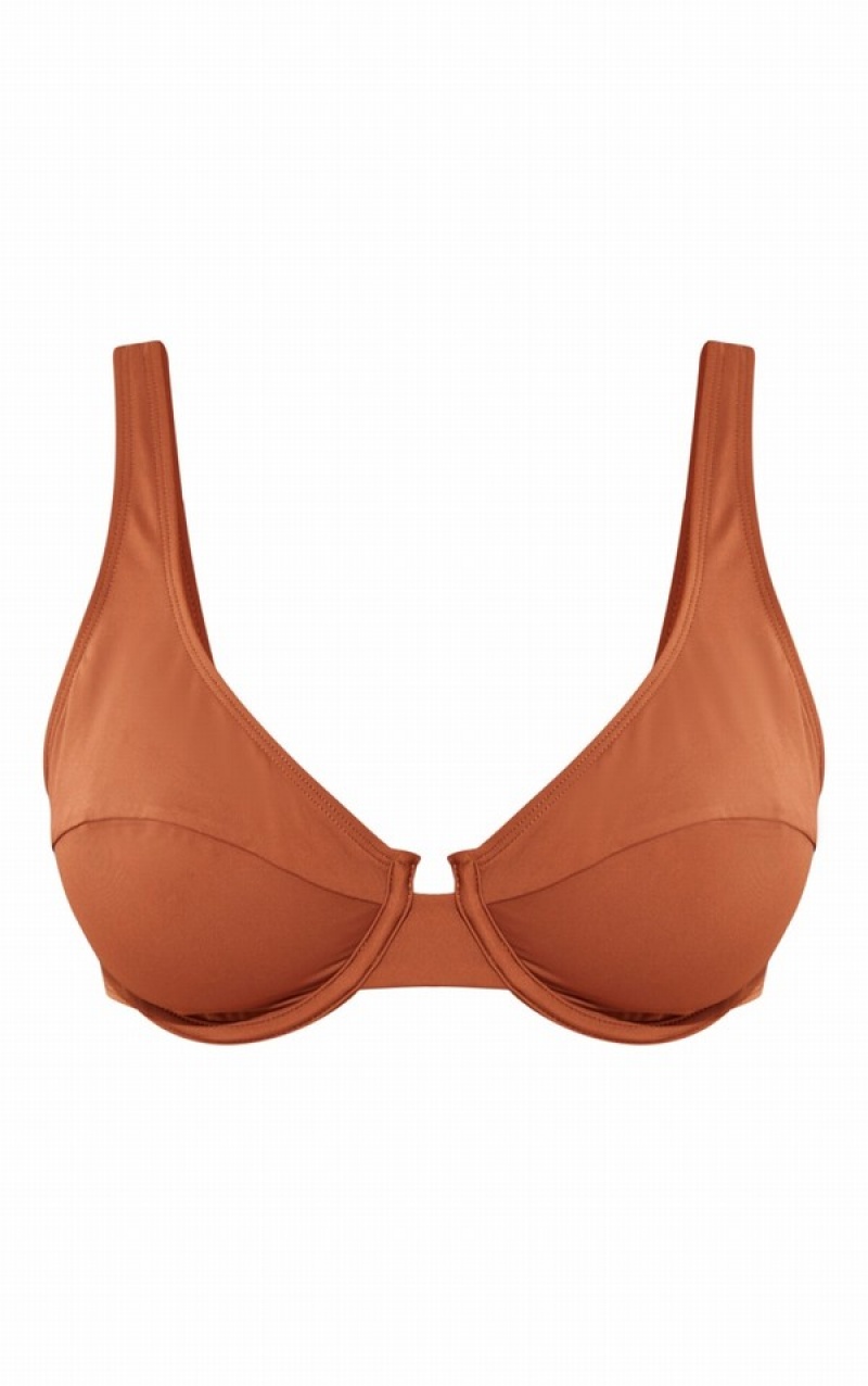 Topuri De Bikini Pretty Little Thing Fuller Bust Seam Detail Underwired Maro | XERQ47680