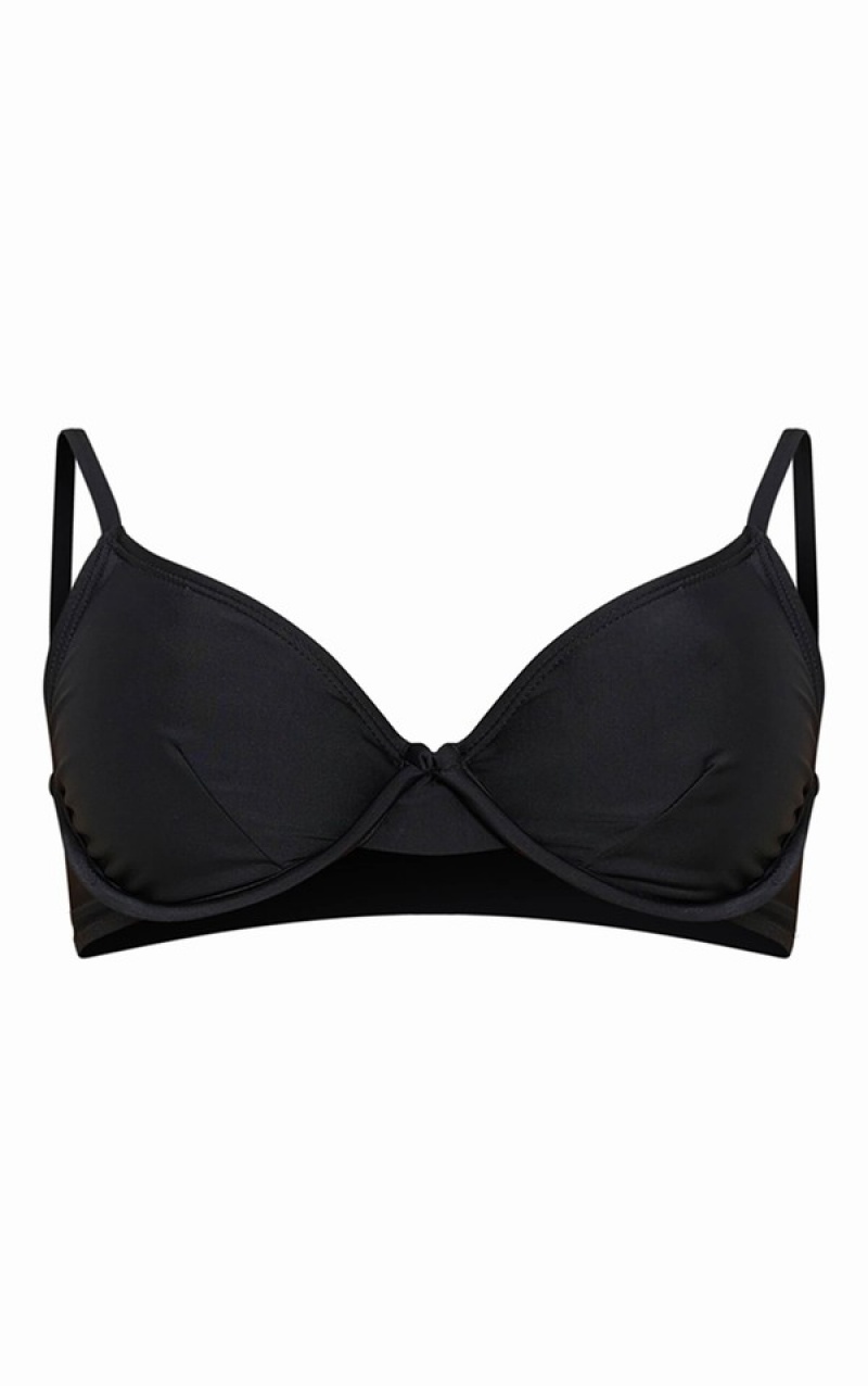 Topuri De Bikini Pretty Little Thing UnderwiMix Match Negrii | HGET65108