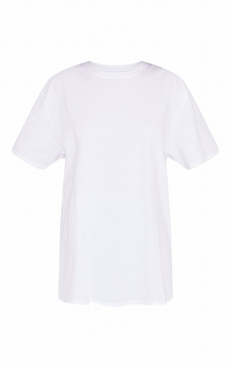 Tricouri Pretty Little Thing Bumbac 2 Pack Oversized Negrii | FWJB24618